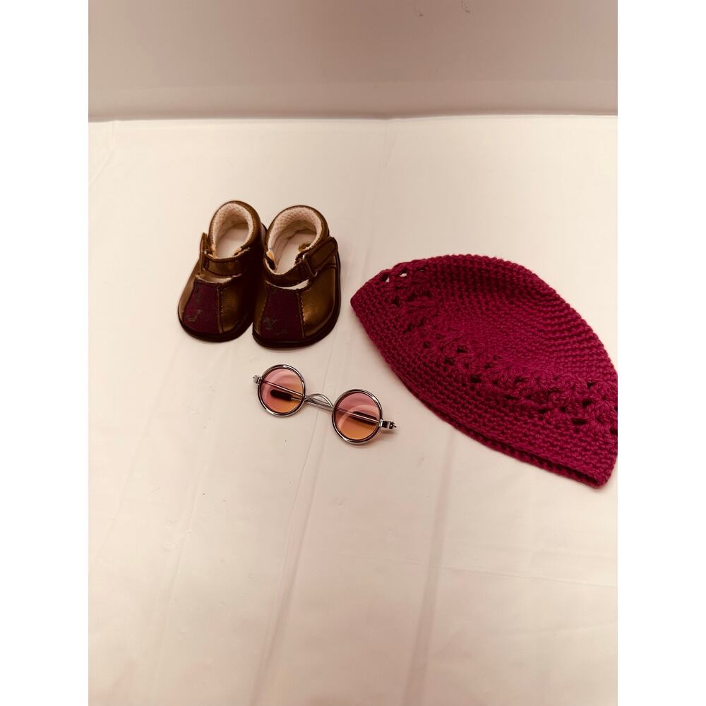 American Girl Marisol Luna Retired Meet Outfit Hat, Glasses & Shoes ONLY *READ*